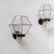 Mid-Century Glass and Brass Wall Lights, Set of 2 5