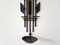 Sculptural Iron and Orange Glass Candle Sconce from Dantoft, 1960s, Image 7