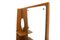 Scandinavian Oak Portrait Mirror, Sweden, 1960s 2