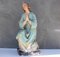 Antique Patinated Plaster Statue of Praying Woman 13