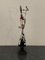 Unknown Artist, Futuristic Juggler Sculpture, Wrought Iron and Colored Resin 2