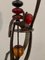 Unknown Artist, Futuristic Juggler Sculpture, Wrought Iron and Colored Resin, Image 8