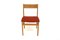 Skandinavische Stühle aus Eiche, 1960, 4 . Set 4