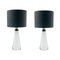 Scandinavian Glass Table Lamps by Carl Fagerlund for Orrefors, 1960s, Set of 2 1