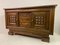 French Brutalist Oak Sideboard, 1940s 1