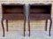 French Louis XV Style Walnut Nightstands, 1960s, Set of 2, Image 1