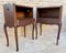 French Louis XV Style Walnut Nightstands, 1960s, Set of 2, Image 4