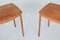 Tables de Chevet Vintage en Merisier, 1960, Set de 2 11