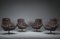 Scandinavian Swivel Armchairs by H.W. Klein for Bramin, 1960s, Set of 4 1