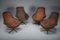 Scandinavian Swivel Armchairs by H.W. Klein for Bramin, 1960s, Set of 4 7