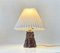 Vintage Tree Trunk Table Lamp in Glazed Ceramic, 1970s, Image 2