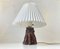 Vintage Tree Trunk Table Lamp in Glazed Ceramic, 1970s 1