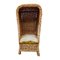 Vintage Trone Stuhl aus Korbgeflecht 1