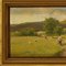 Silvio Poma, Mountain Landscape with Footpath, 1800s, Oil on Board, Framed 3