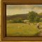 Silvio Poma, Mountain Landscape with Footpath, 1800s, Oil on Board, Framed, Image 3