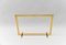 Mid-Centutry Modern Fireplace Screen in Gold and Glass, 1970s, Image 1