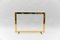 Mid-Centutry Modern Fireplace Screen in Gold and Glass, 1970s 5