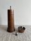 Vintage Turned Wooden Pepper Mill Grinder, 1950s 2