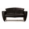 2-Seater Sofa in Black Leather from Jori 1