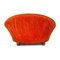 Bretz Sessel aus orangefarbenem Stoff 10