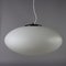 Large Vintage Italian Lamp in Opaline Glass, 1960s, Image 1