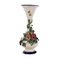 Vase en Majolique avec Fleurs en Relief, Naples 1