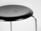 Sgabelli Mid-Century neri di Arne Jacobsen per Fritz Hansen, 1964, set di 6, Immagine 9