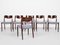 Mid-Century Danish Model 71 Chairs in Rosewood by Niels Otto Møller, Set of 6, Image 4