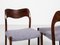 Mid-Century Danish Model 71 Chairs in Rosewood by Niels Otto Møller, Set of 6, Image 6