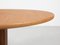 Mid-Century Danish Round Extendable Dining Table in Oak attributed to Skovby, 1960s, Image 11