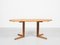 Mid-Century Danish Round Extendable Dining Table in Oak attributed to Skovby, 1960s, Image 3