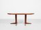 Mid-Century Danish Round Teak Dining Table with 2 Extensions attributed to Johannes Andersen, 1960s, Image 3