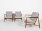 Mid-Century Danish 2-Seat Sofa and Easy Chairs in Oak and Teak attributed to Tove & Edvard Kindt-Larsen for France & Daverkosen, Set of 3, Image 1