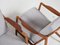 Mid-Century Danish 2-Seat Sofa and Easy Chairs in Oak and Teak attributed to Tove & Edvard Kindt-Larsen for France & Daverkosen, Set of 3, Image 8