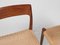 Mid-Century Danish Chairs Model 77 in Teak and Paper Cord attributed to Niels Otto Møller, Set of 6 10