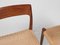 Mid-Century Danish Chairs Model 77 in Teak and Paper Cord attributed to Niels Otto Møller, Set of 6, Image 10