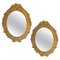 Mirrors in Gilt Resin, 20th Century, Set of 2 1