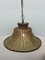 Vintage Braided Brass Hanging Lamp, 1950s 4