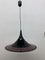 Black Plastic Trumpet Hanging Lamp from Meblo Guzzini, 1980s, Image 7