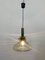 Lámpara colgante Mid-Century de vidrio, años 70, Imagen 3