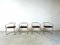 Chrome Cantilever Dining Chairs attributed to Gastone Rinaldi, 1970s, Set of 4, Image 3