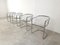 Chrome Cantilever Dining Chairs attributed to Gastone Rinaldi, 1970s, Set of 4, Image 5