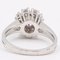 18 Karat White Gold Daisy Ring with Central Ruby and Diamonds, 1960s 6