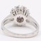 18 Karat White Gold Daisy Ring with Central Ruby and Diamonds, 1960s, Image 6