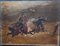 Christian Sell, German Military Scene, Painting on Panel, 19th Century 2