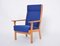 Mid-Century Danish Modern GE 181 a Chair attributed to Hans Wegner for Getama, 1970s 2