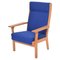 Mid-Century Danish Modern GE 181 a Chair attributed to Hans Wegner for Getama, 1970s, Image 1