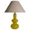 Mid-Century Modern Bright Yellow Glass Table Lamp by Orrefors, 1960s, Image 1