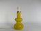 Lampe de Bureau Moderne Mid-Century en Verre Jaune Vif par Orrefors, 1960s 10