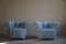 Danish Modern Art Deco Lounge Chairs in Bouclé, Set of 2 7